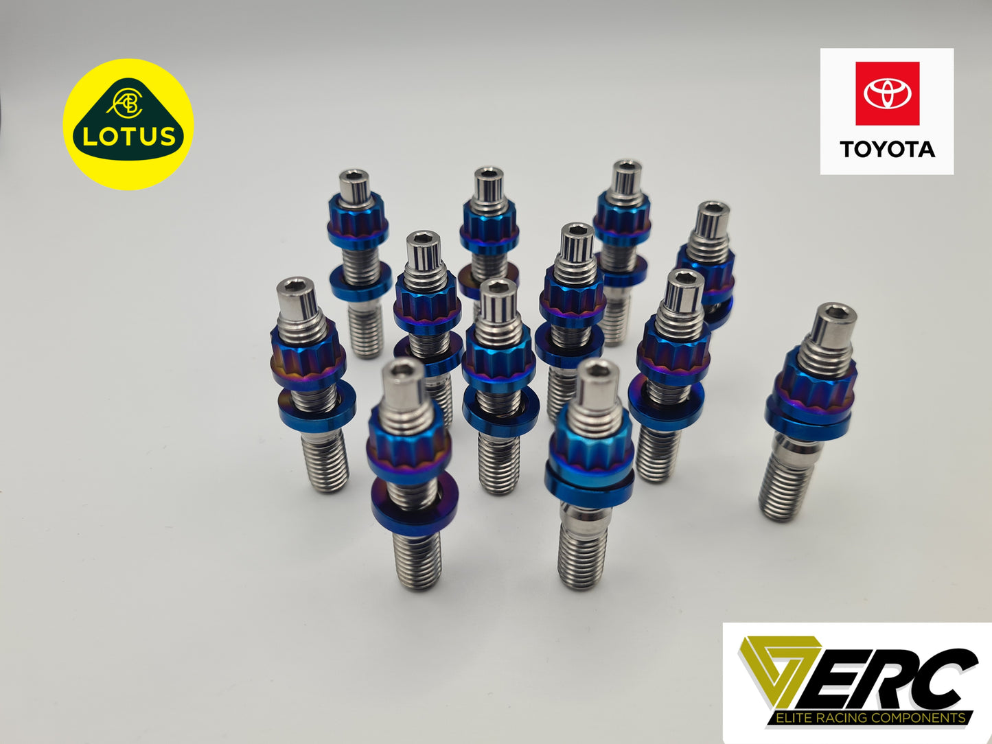 ERC Titanium Lotus/Toyota 2GR-FE Exhaust Manifold Stud Kit