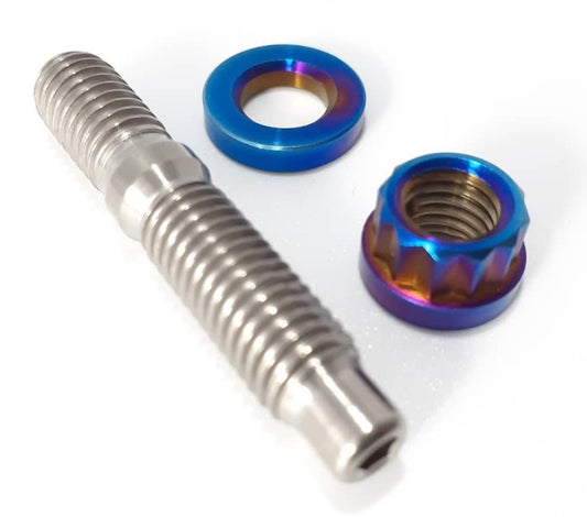 1 - Single TRC B/D/H Series Titanium Manifold Stud for Honda/Acura Raw Finish 1 - Single TRC B/D/H Series Titanium Manifold Stud for Honda/Acura Raw Finish